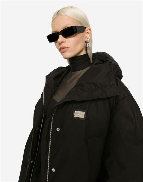 dolce gabbana jacke nylon|Nylon jacket in Black for Women .